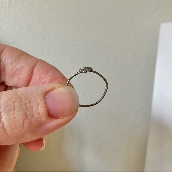 Mushroom Silver Wire Girls Ring Fashion Ring Rustic Cottagecore Woodsy Rustic - Picture 11 of 12